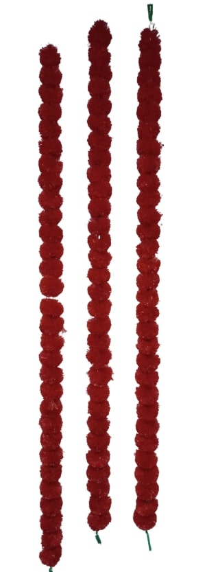 5pc - 5ft Indian Garlands - Add Elegance to Your Celebrations (Design #20)