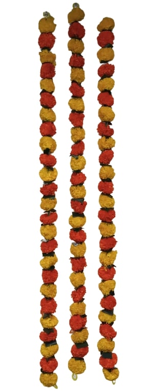5 pc - 5ft Indian Garlands - Add Elegance to Your Celebrations (Design #22)