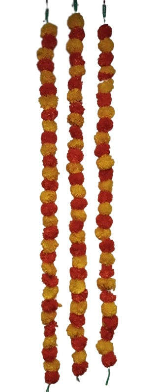5 pc - 5ft Indian Garlands - Add Elegance to Your Celebrations (Design #23)