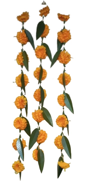 5 pc - 3ft Indian Garlands - Add Elegance to Your Celebrations (Design #26)