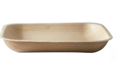 Eco-Friendly Disposable Square Plates - 2 Sizes (6 & 10") (Pack of 25 Pcs)