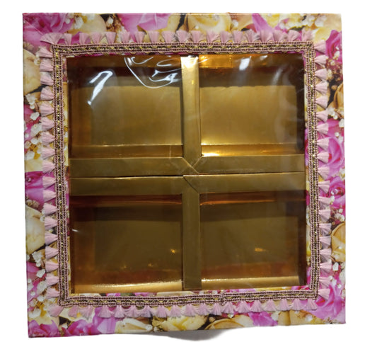 Dry Fruit Boxes - 10"x 10" (400 grams) - Design #2