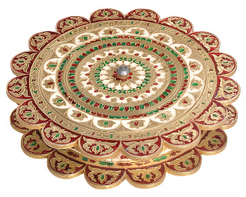 Decorative DryFruit Meenakari Sunflower Box