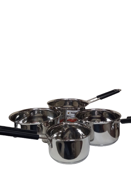 Stainless Steel Sauce Pan With Handle For Home Kitchen/Hotels