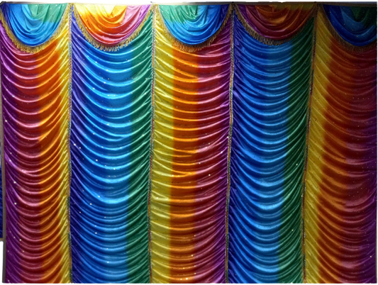 Indian Backdrop Cloth For Festival & Pooja Decor/Wedding & Party Events # 8