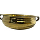 Traditional Style Brass Simple Urli - 9.80 x 3 Inch