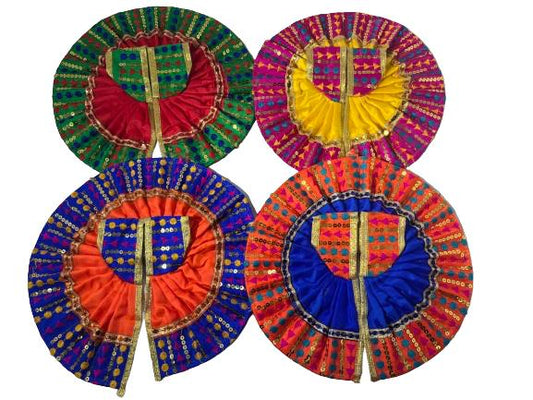 Bal Gopal/Laddu Gopal/Thakurji Poshak/Vastra for 3 to 5 Inches Idols # 43