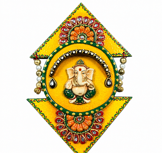 Handcrafted Ganesha Mandala Wall Hanging