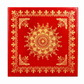 Premium Floral Pooja Chowki / Bajot – Decorative Square Wooden Platform
