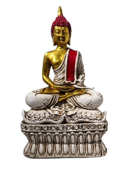 Beautiful & Colorful Fiber Amitabha Buddha Statue