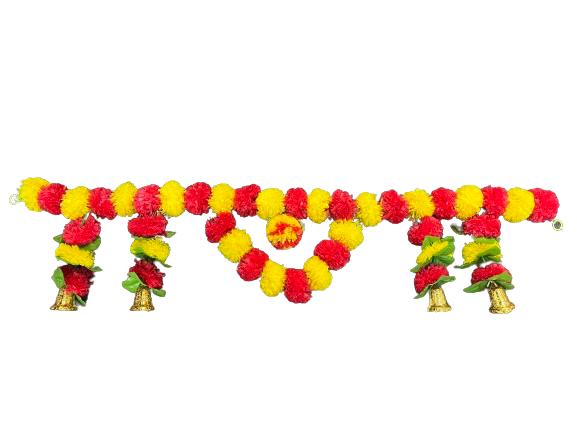 artificial color daisy flower toran garland #1