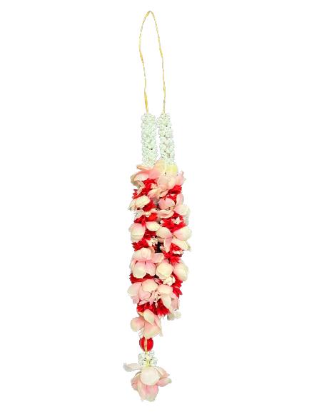 Artificial Kamal & Rose Mix Flower Mala