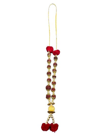 Bhakti Lehar Rudraksha & Gold Design Pearl Garland #2