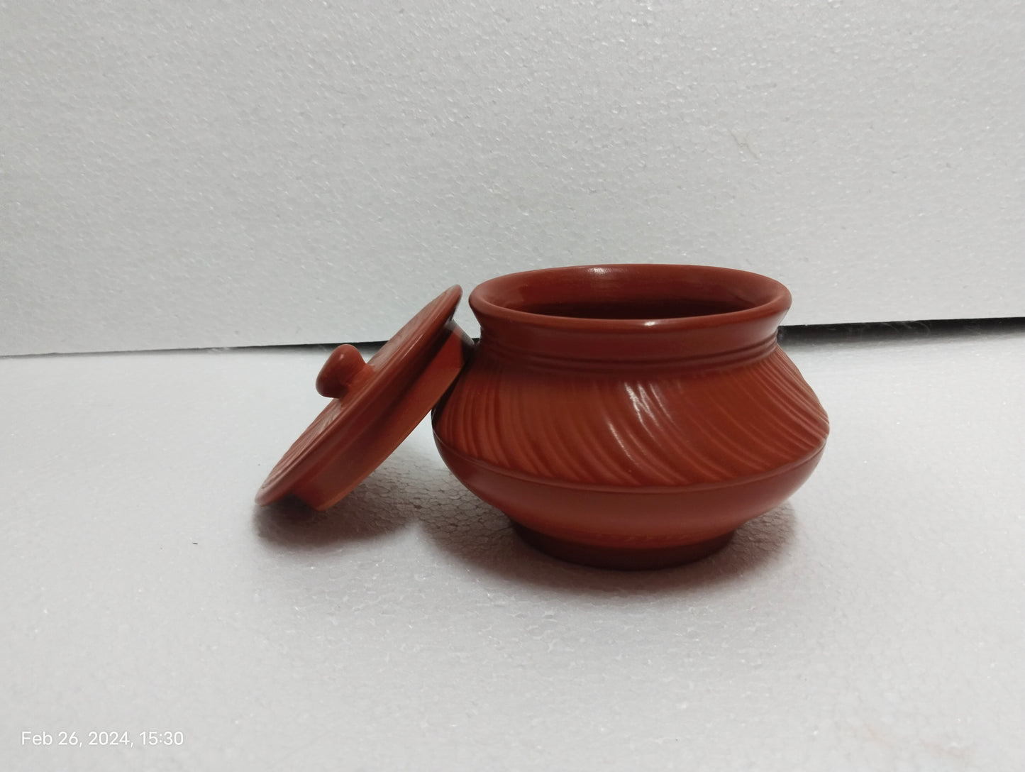 Copy of Natural Brown Earthen Clay Dahi Handi/ Pot  - 4.75" Dia