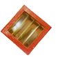 Red & Golden Design Square Empty Sweet Boxes - 500 Gm