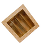 Peach Flower Design Square Empty Sweet Boxes - 500 Gm
