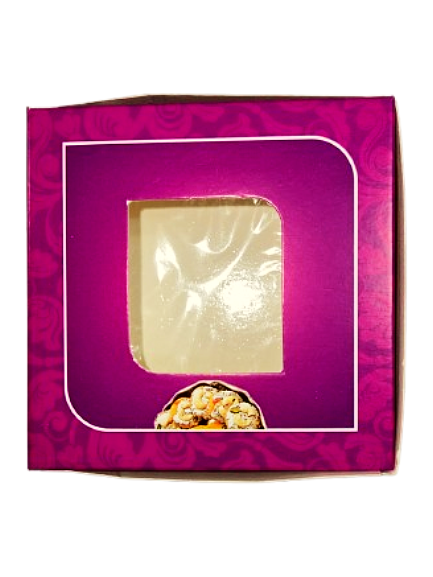 Fancy Design  Pink Empty Sweet Folding Folding Boxes - 250 Gms