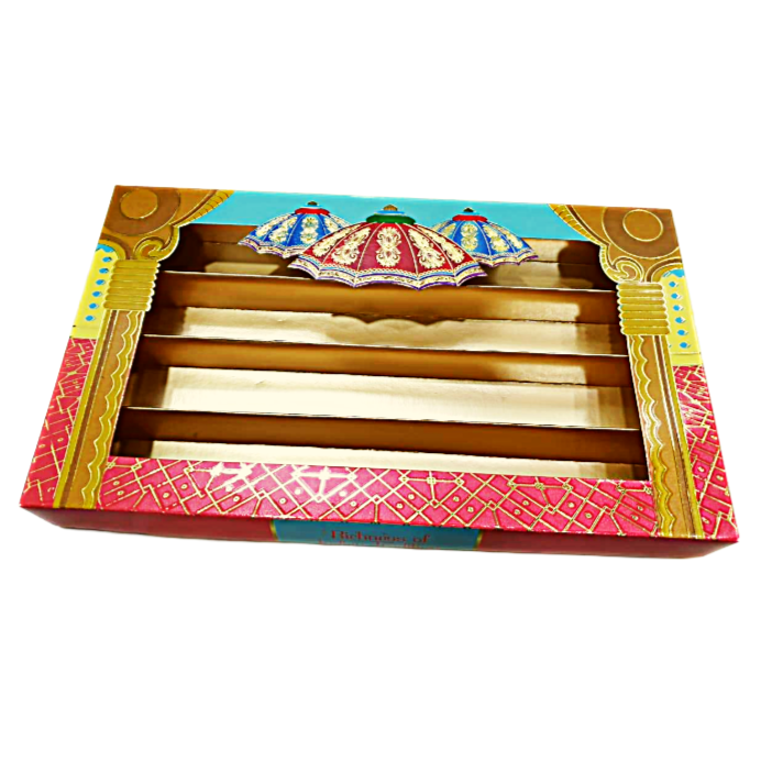 Fancy Traditional Umbrella Design Sweet Box - (500 kg)