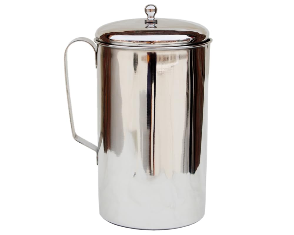 Stainless Steel With Lid Water Jug (1.75 Liters)