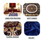 Woolen Pooja Carpet/Rug Mat Aasan Carpet Made of Velvet / /Meditation Mat (42 X 27 inches)