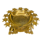 Traditional Exquisite Lotus and Flower design Brass Urli/Bowl