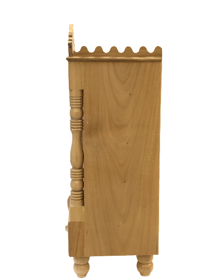 Traditional Carving  Sevan Wooden Temple With Doors in 2 Sizes Available