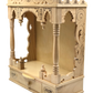 Elegant Simple Carving Sevan Wooden Open Temple - 20.5" & 22" Height