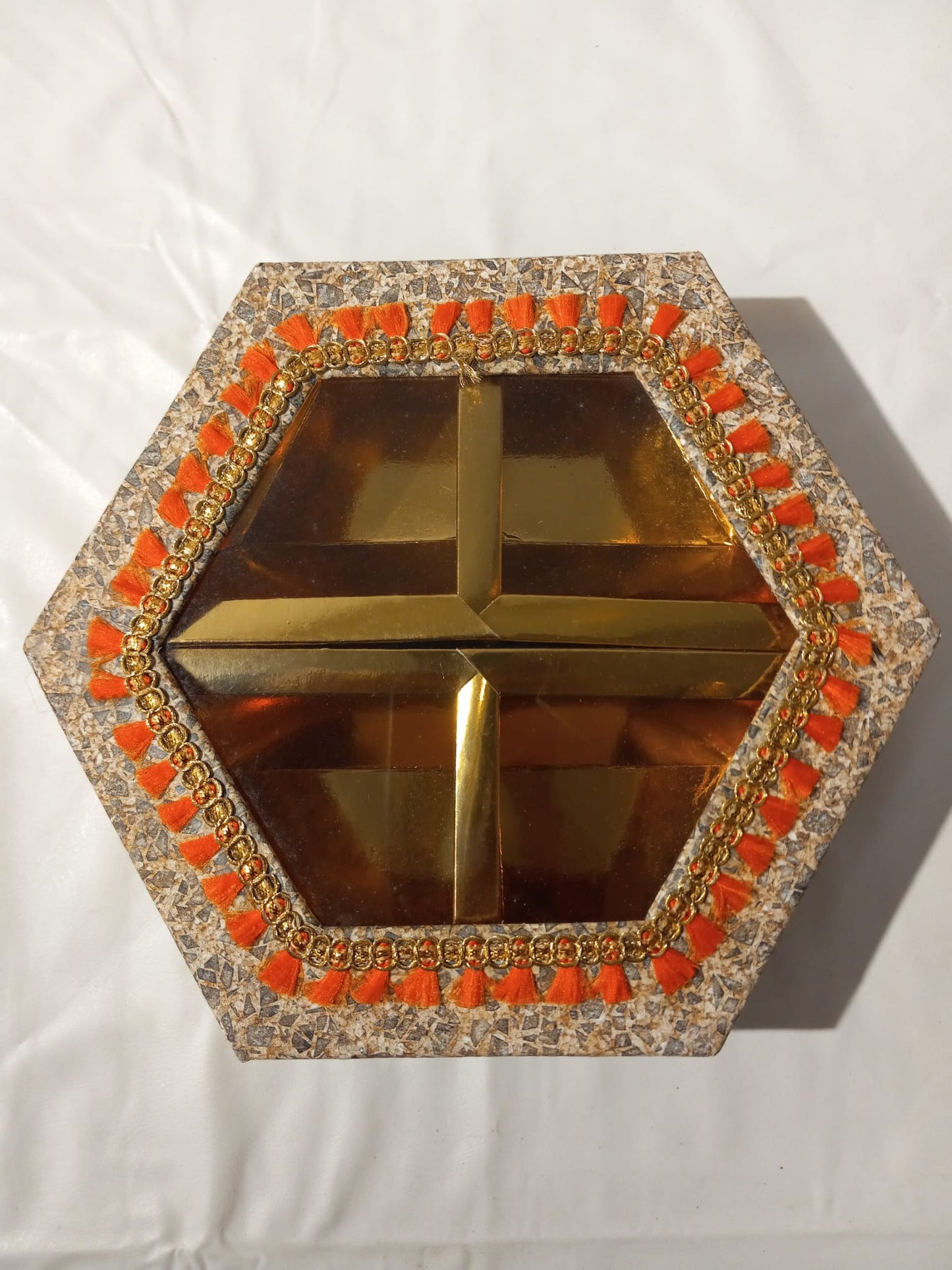 Hexagon Dry Fruit Boxes