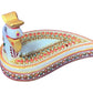 Marble Peacock Shape Chopra / Kumkum Holder