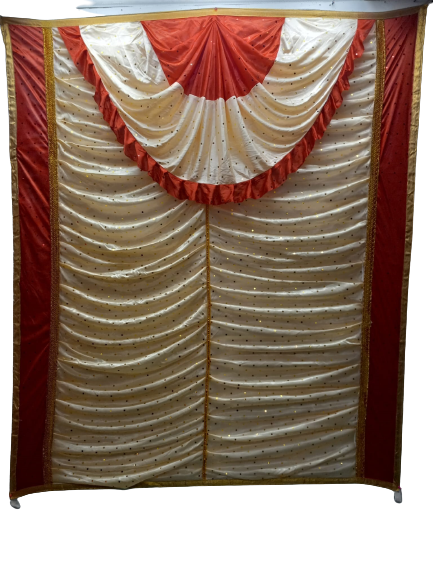 Indian Backdrop Cloth For Festival & Pooja Decor/Wedding & Party Events # 5