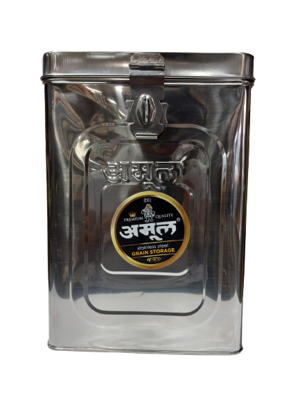 S.S. Square Shape Canister (Container/Dabba) For Home Kitchen
