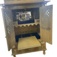 Beautifully Crafted White Sevan Wooden Temple With Doors - 24" & 27"