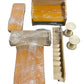 Beautifully Crafted White Sevan Wooden Temple With Doors - 24" & 27"