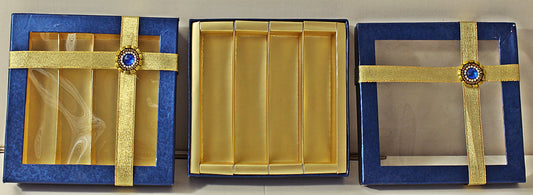 Blue Golden Sweet Box 500 Grams 4 Partition- S008