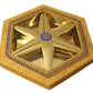 Golden Hexagon 6 Partition Dry Fruit Box