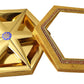 Golden Hexagon 6 Partition Dry Fruit Box