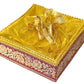 Golden Red Square Tokri- S046