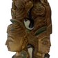 Brass Artistic Carved 3 Face Shivji n Parvati Mukhlingam