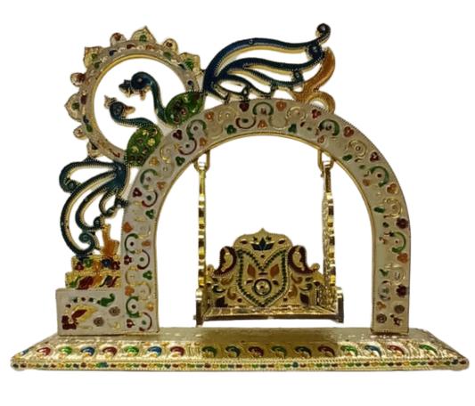 Decorative Meenakari Singhasan/Jhulla for God Statues # 2