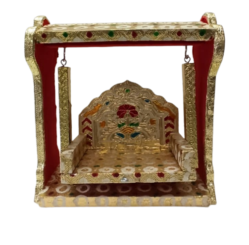 Decorative Meenakari Singhasan/Jhulla for God Statues # 4