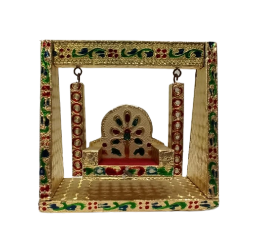 Decorative Meenakari Singhasan/Jhulla for God Statues # 6