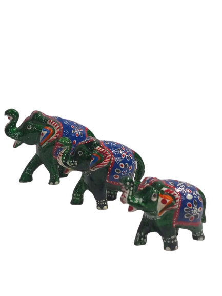 Mini Wooden Elephant Decor (Available in 3 Colors)