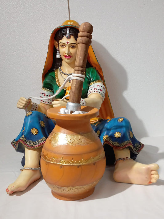 Handicraft Rajasthani Lady Showpiece Decor #2