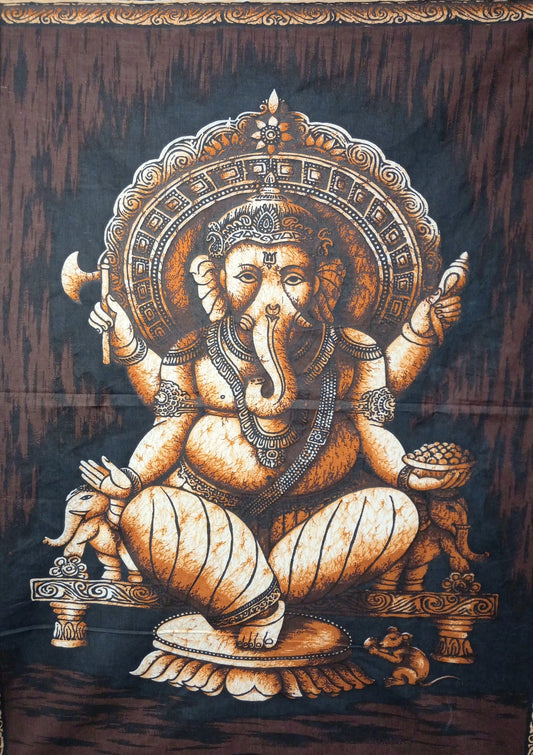 Decorate Your Home with a Stunning Ganesha Wall Hanging - 20" x 27"