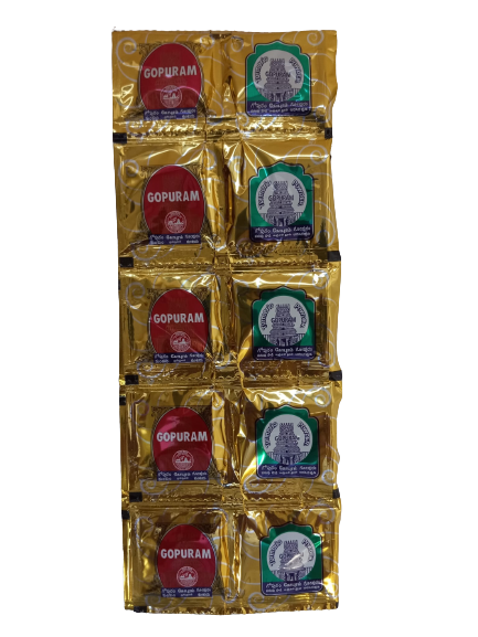 Gopuram Turmeric Powder Set (20 bags)