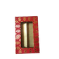 Red-Colored Indian Sweet Boxes with 2 Compartments - 1/4 Kg Size - Outer: 7" x 4.5" x 1.75", Inner: 6.75" x 4.25" x 1.51"