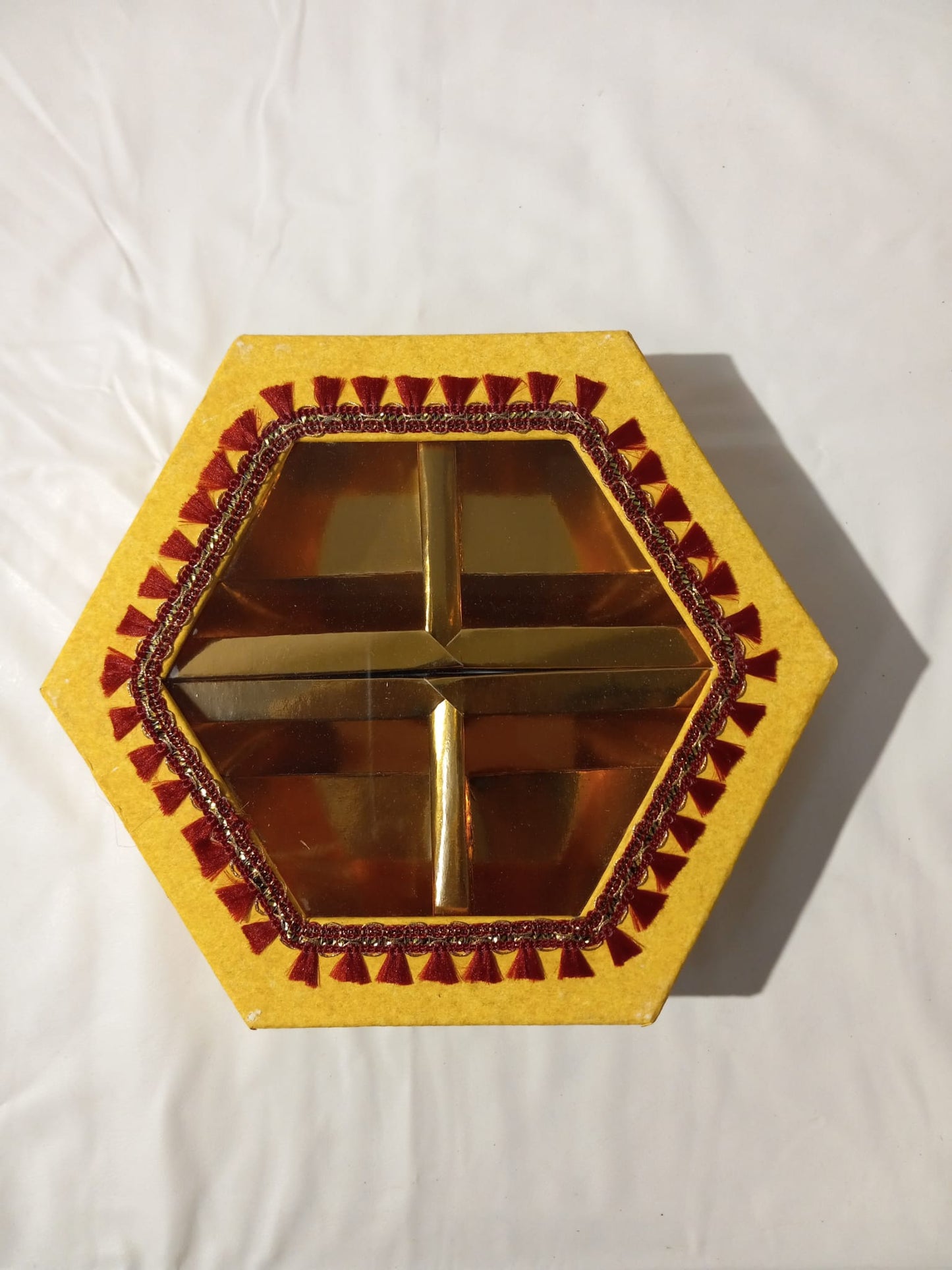 Hexagon Dry Fruit Boxes