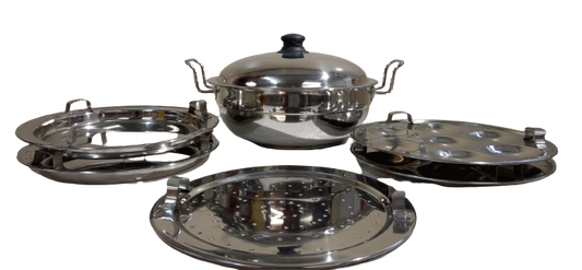 Stainless Steel Steamer for Idli/Dhokla/Modak Maker For Home Kitchen