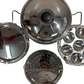 Stainless Steel Steamer for Idli/Dhokla/Modak Maker For Home Kitchen