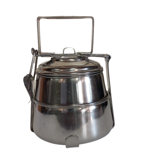 Stainless Steel Tiffin/Lunch Box With Handle For Office/School